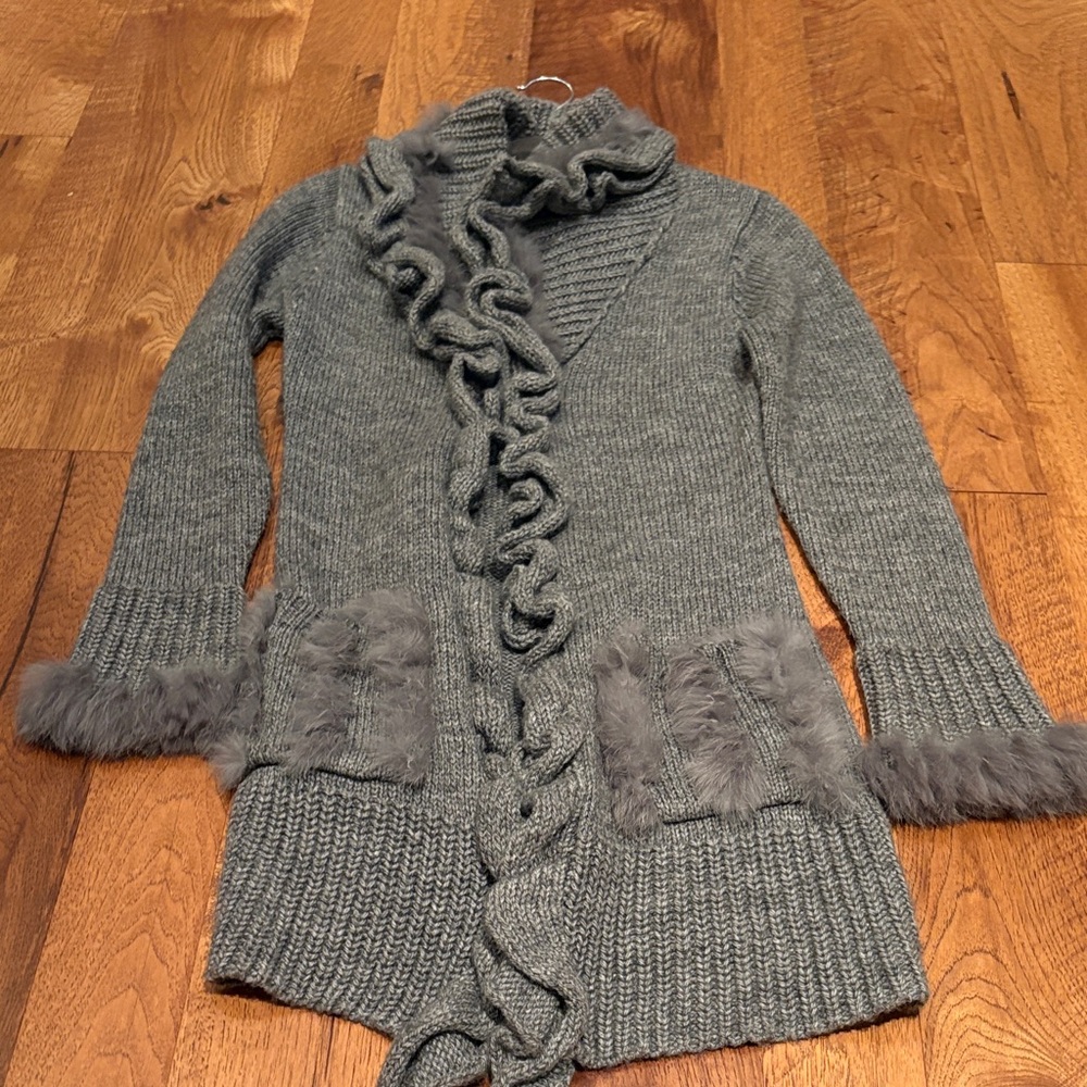 Slonl Woman’s Grey Cardigan Size S